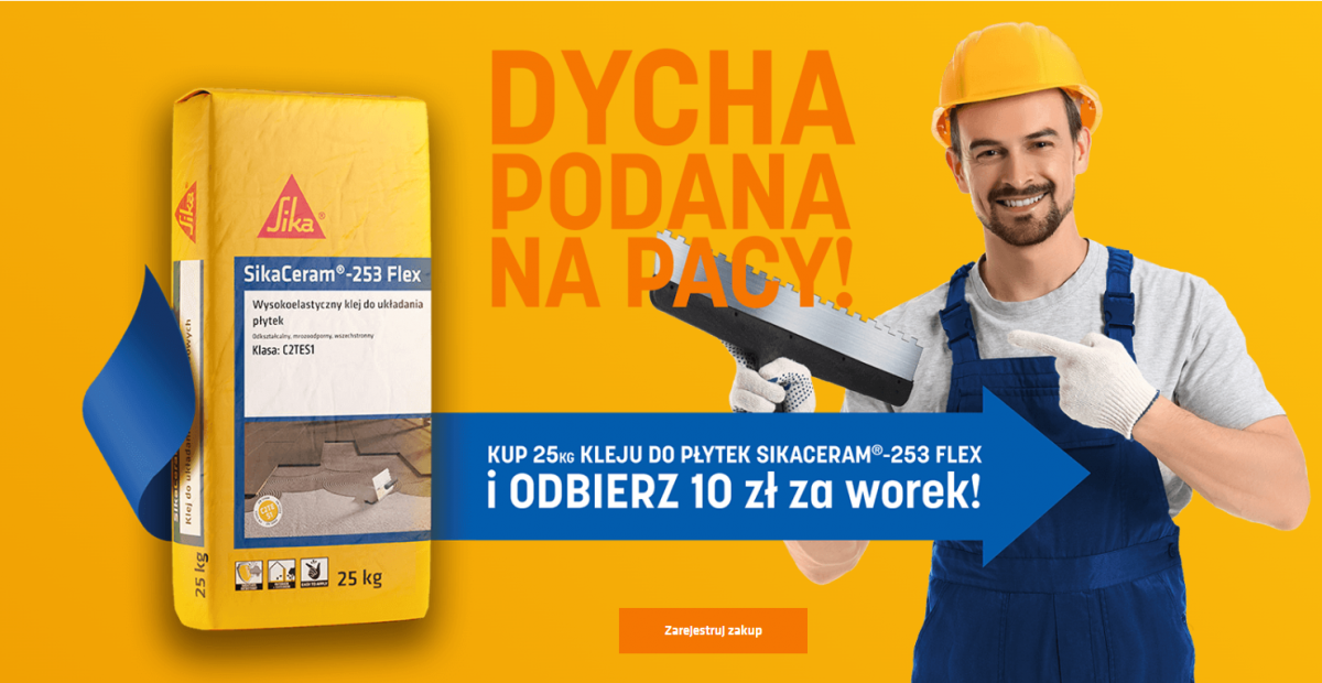 Dycha podana na pacy! Promocja firmy SIKA